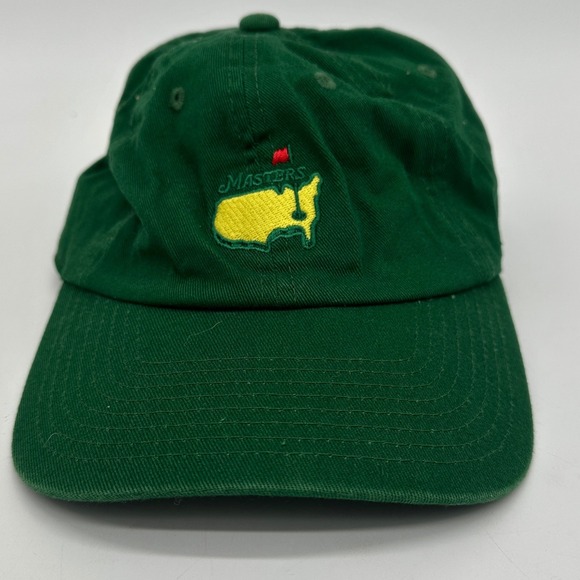 Masters American Needle Hats Golf Cap Mens OSFA Green Strapback Athletic NEW - Picture 2 of 6